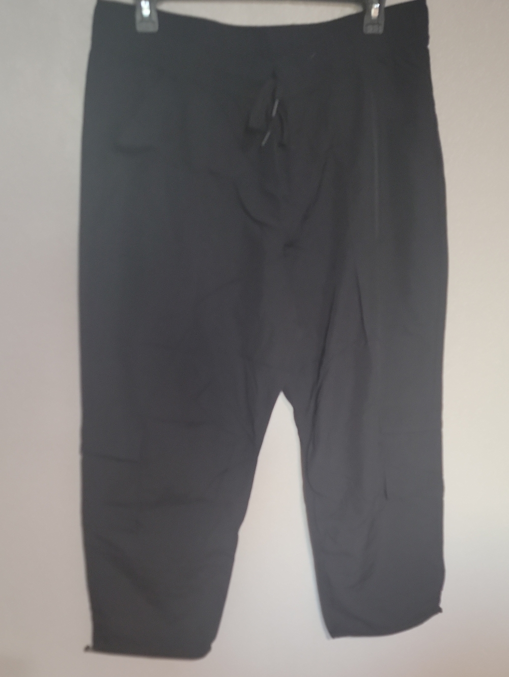 Men's Black Drawstring Casual Pants